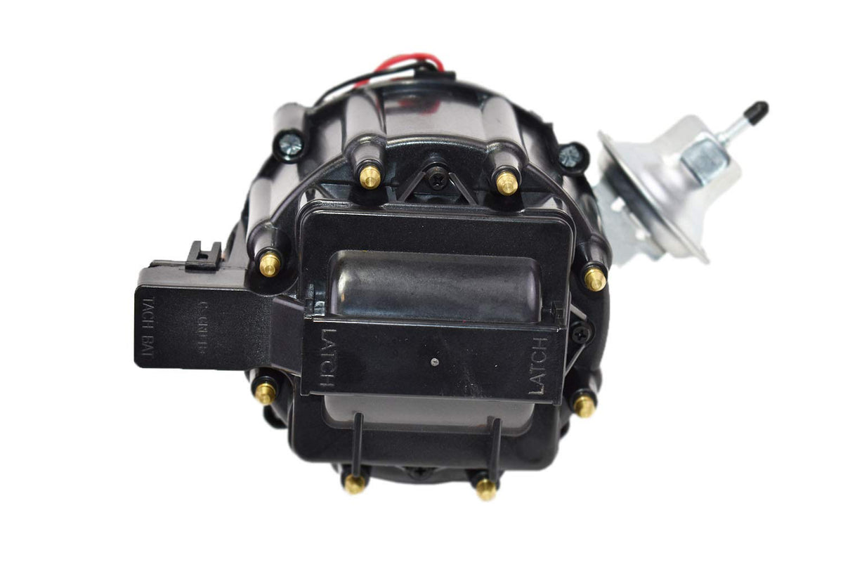 HEI Distributor, 8.0mm Spark Plug Wires, and Battery-Pigtail Harness Kit J96158