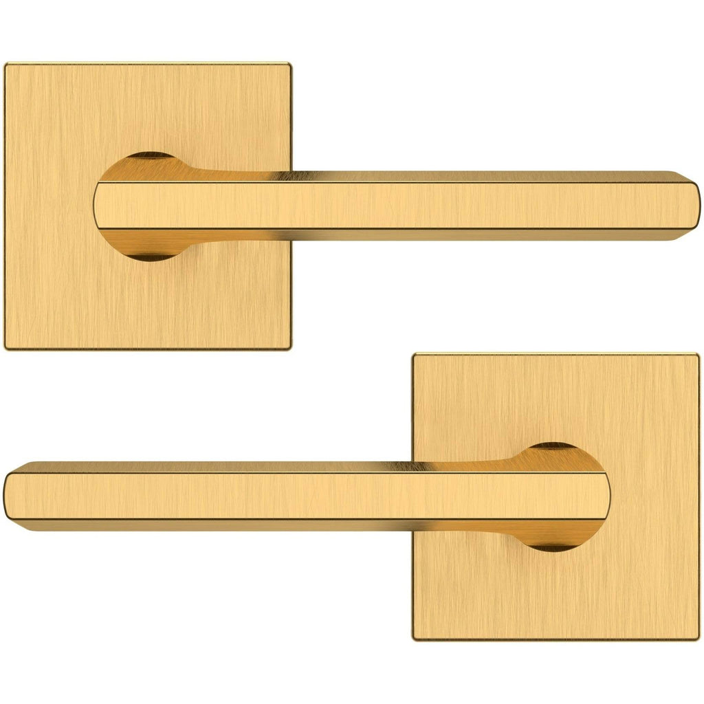Satin Nickel Double Dummy Door Lever P8329