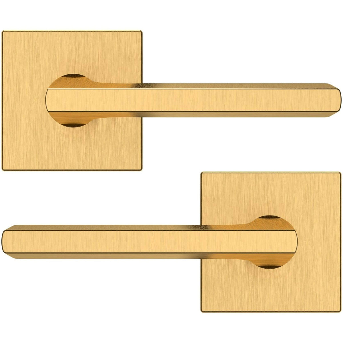 Satin Nickel Double Dummy Door Lever P8329