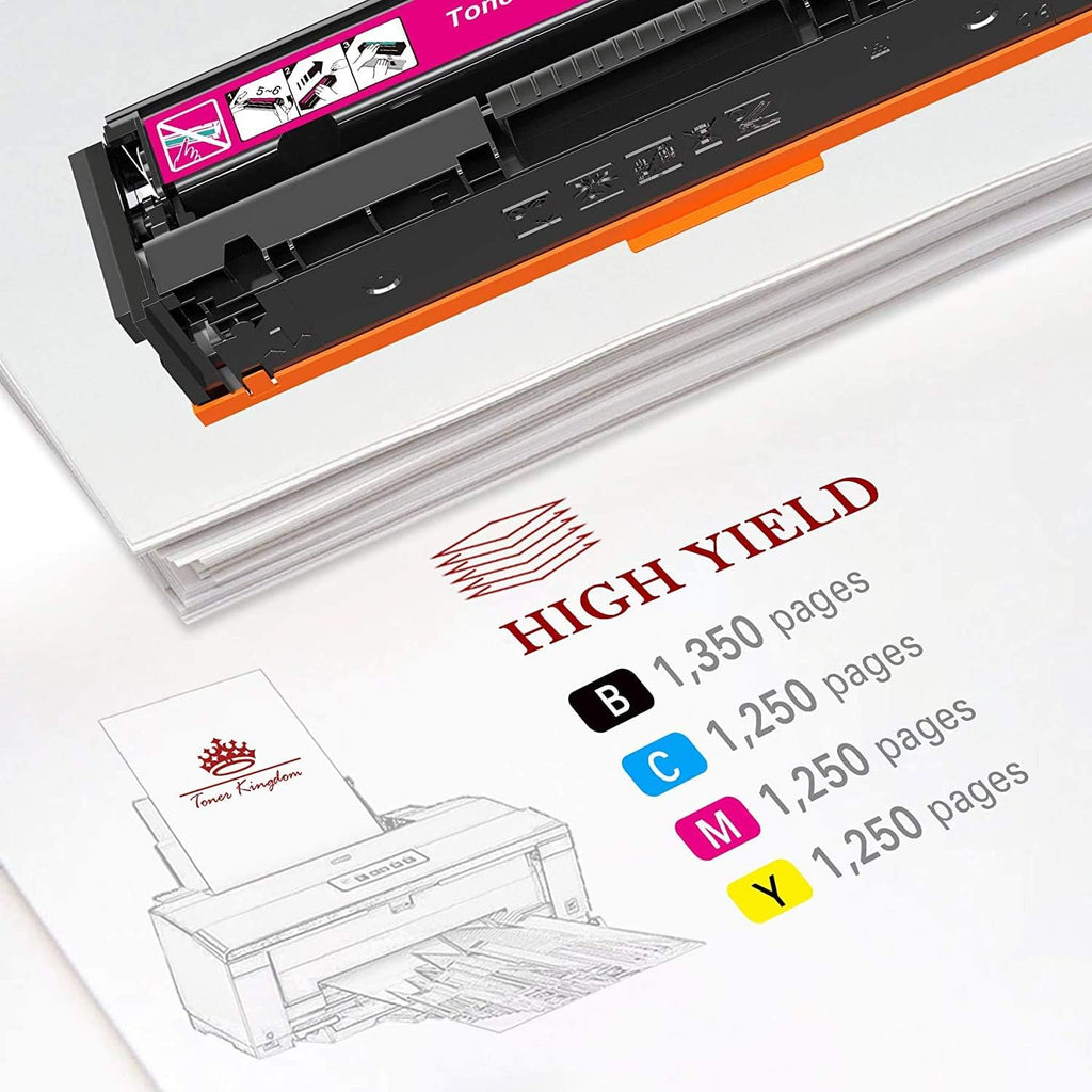 Compatible Toner Cartridge 4-Pack for HP 206A 206X W2110A W2110X V703