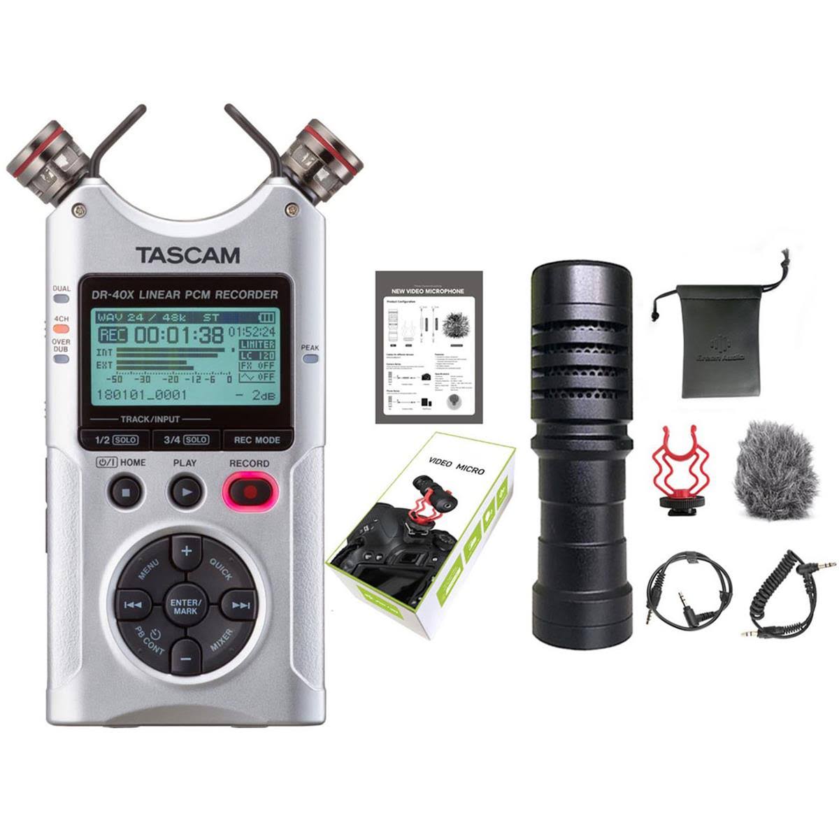 4-Track Audio Recorder and USB Audio Interface Silver Q4802