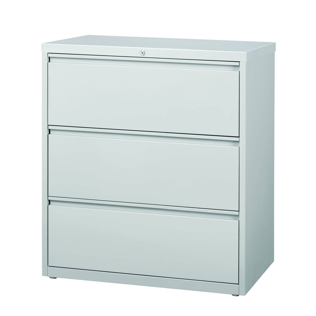 3 Drawer Light Gray Lateral File Cabinet J554