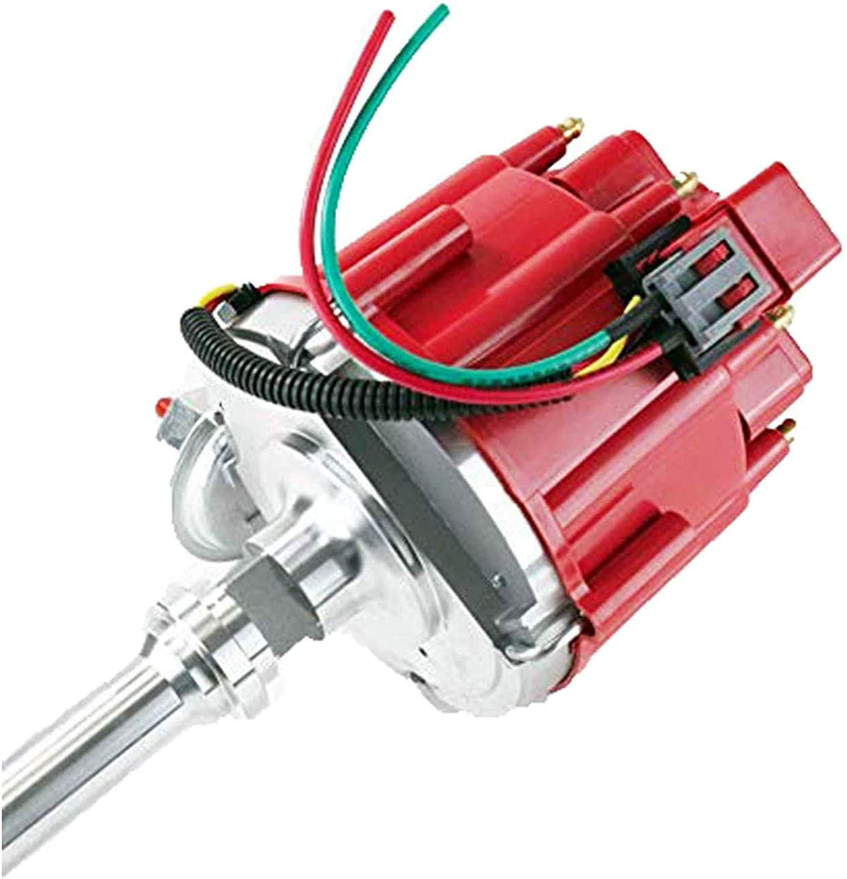 HEI Distributor, 8.0mm Spark Plug Wires, and Battery-Pigtail Harness Kit J96158