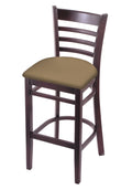 25x22 Counter Stool with Dark Cherry Finish and Canter Sand Seat J2458