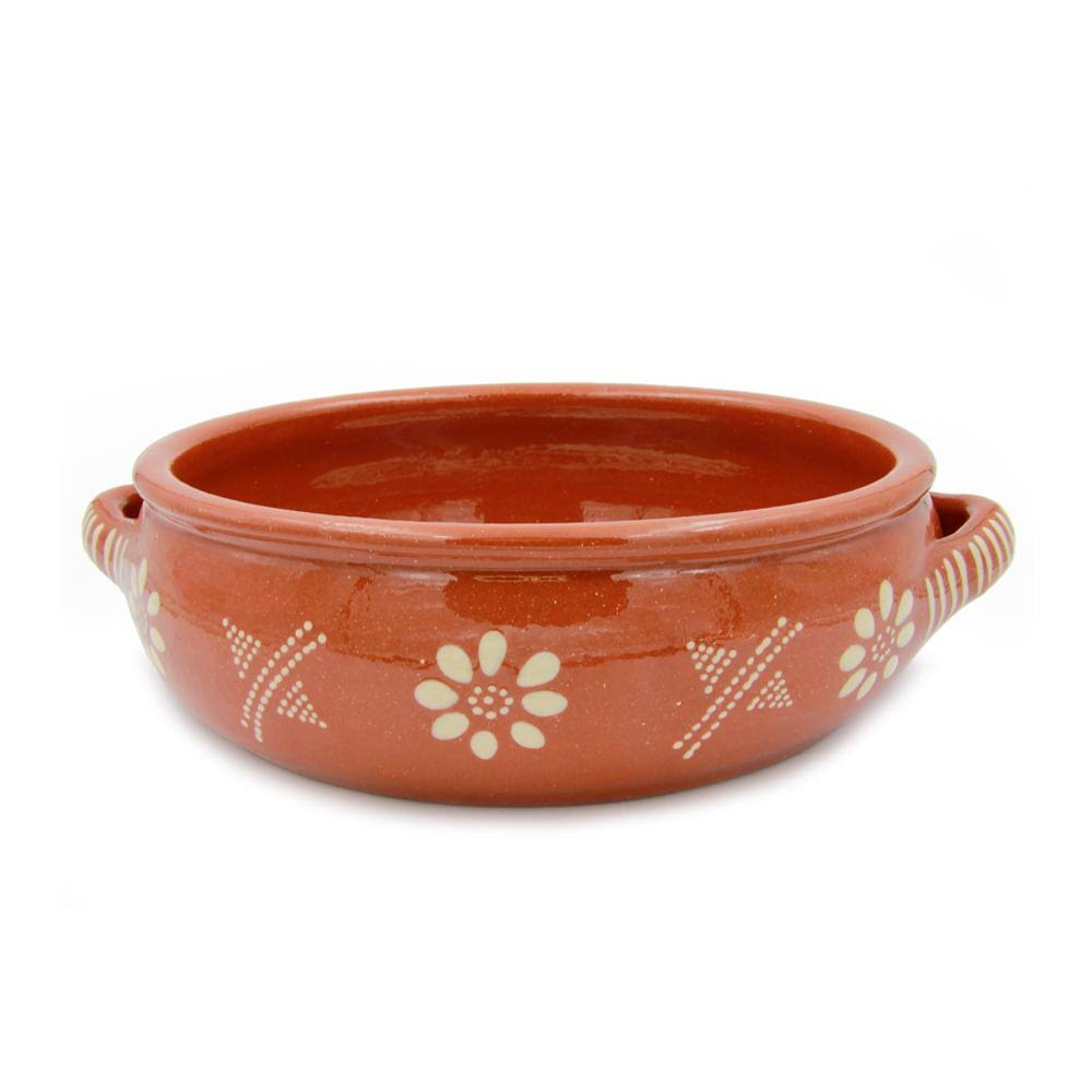 Hand-Painted Clay Terracotta Cooking Pot E293736