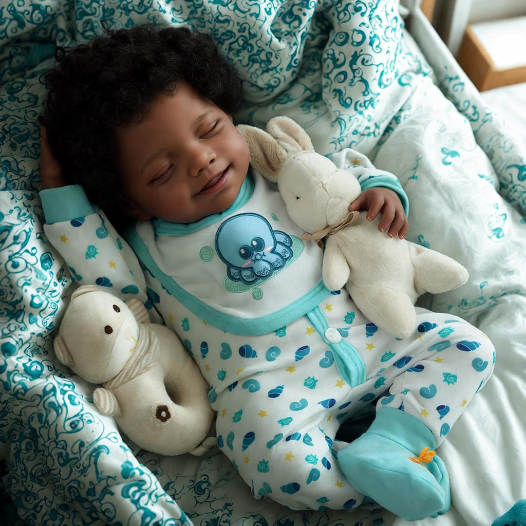 20 Inch Soft Body Realistic Reborn Baby Doll with Accessories Gift Box Y12272