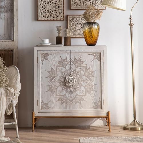 Retro Carved Storage Cabinet Z106827