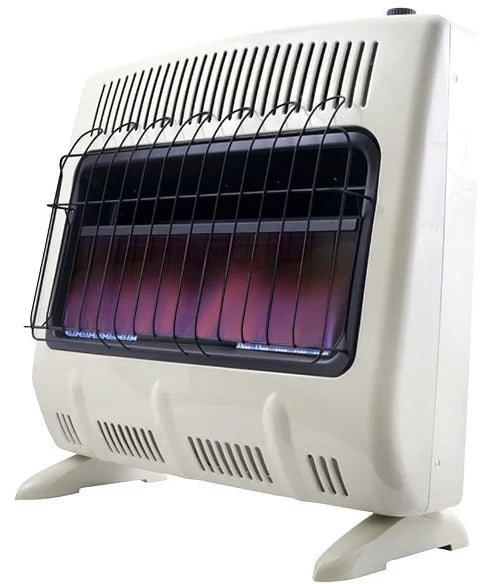 30,000 BTU Unvented Propane Heater with Built In Blower and 12ft Hose Y818