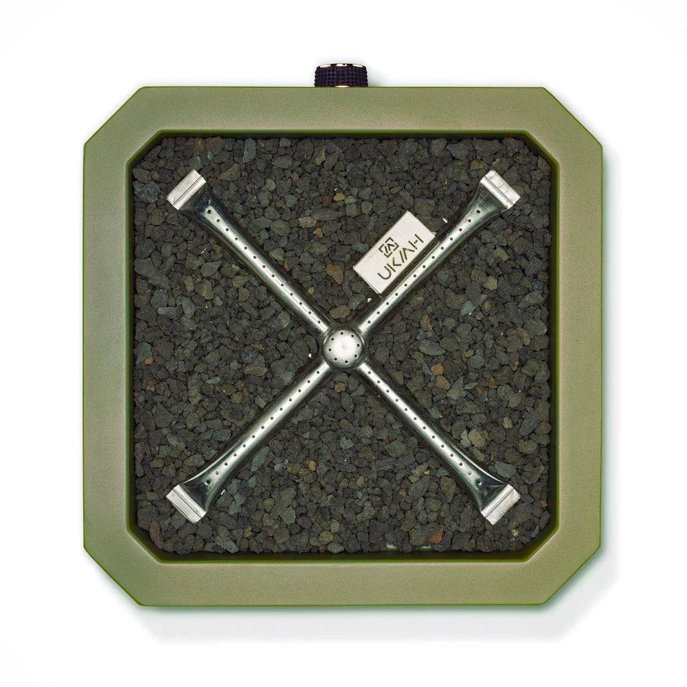 Green Portable Propane Fire Pit H7757