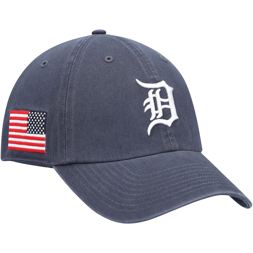Men's Navy Detroit Tigers Adjustable Hat A360