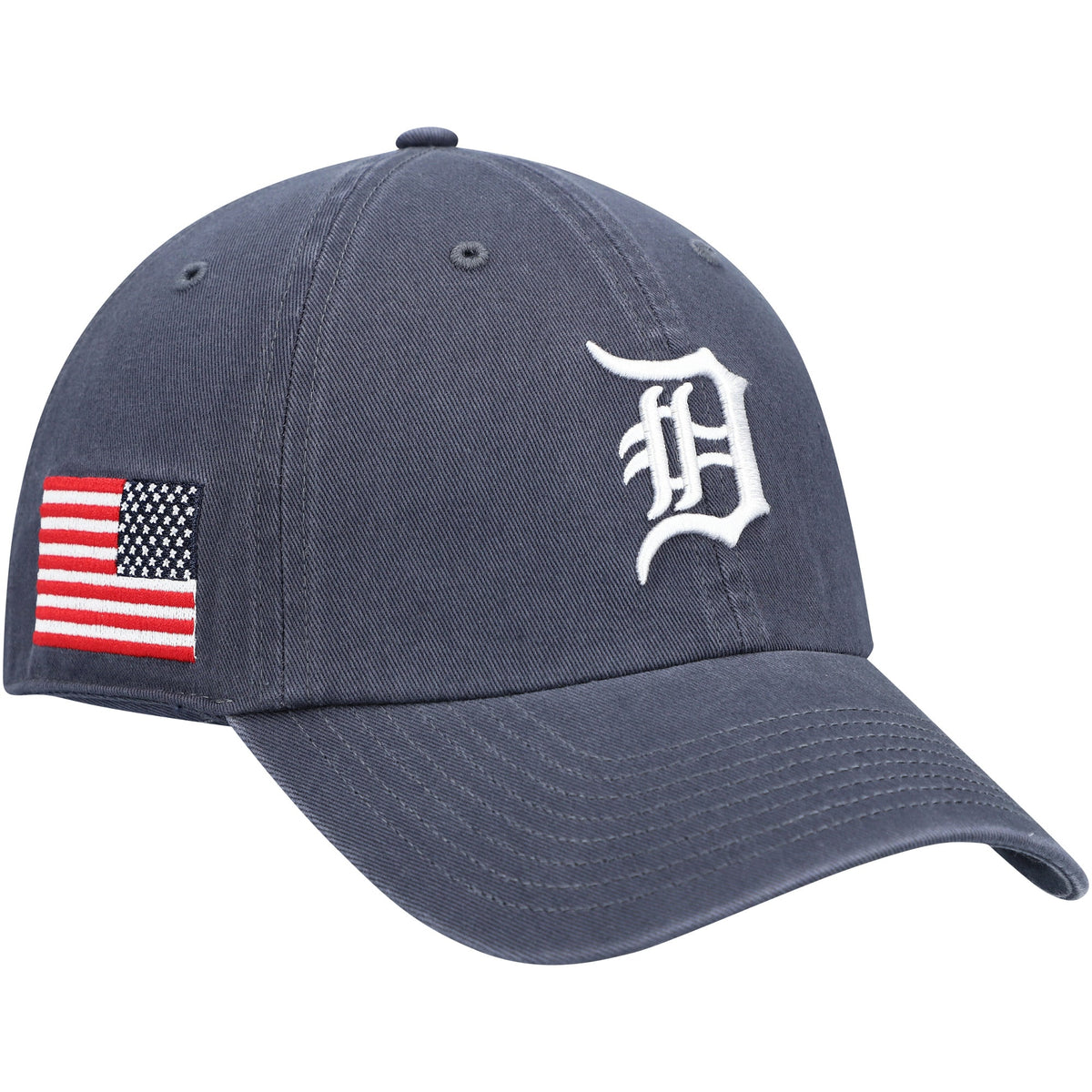 Men's Navy Detroit Tigers Adjustable Hat A360