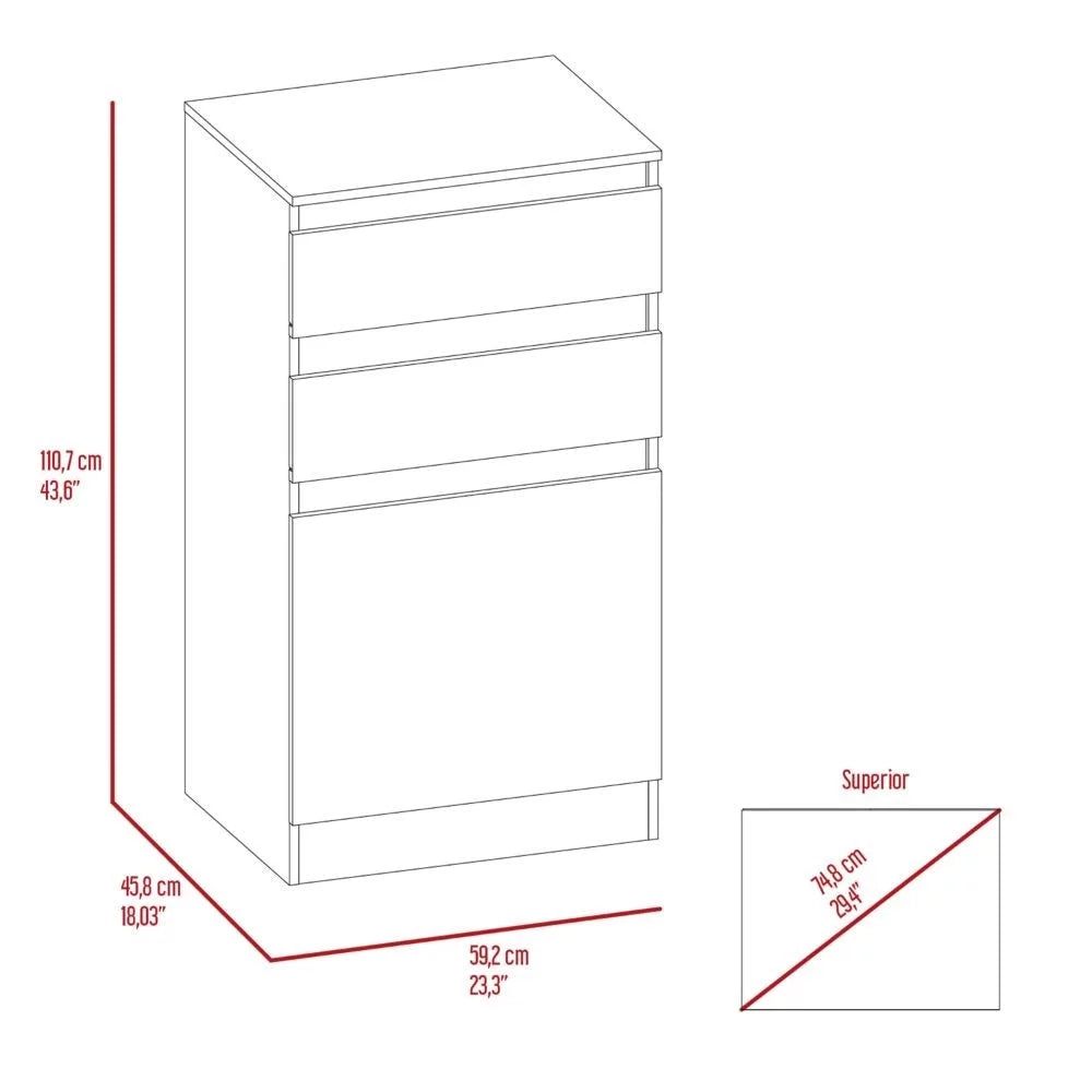 Dark Walnut Dresser O485