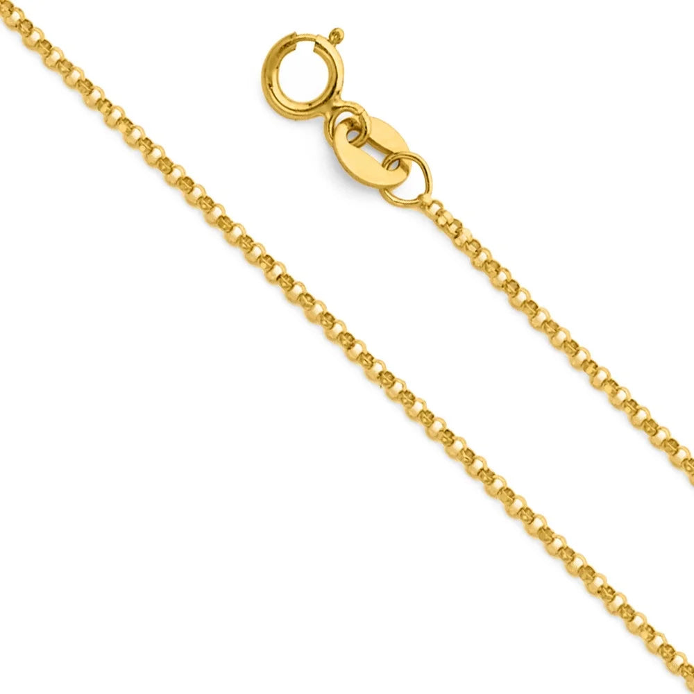 14K Yellow Gold Cherub Pendant Necklace with 18" Chain Q855121