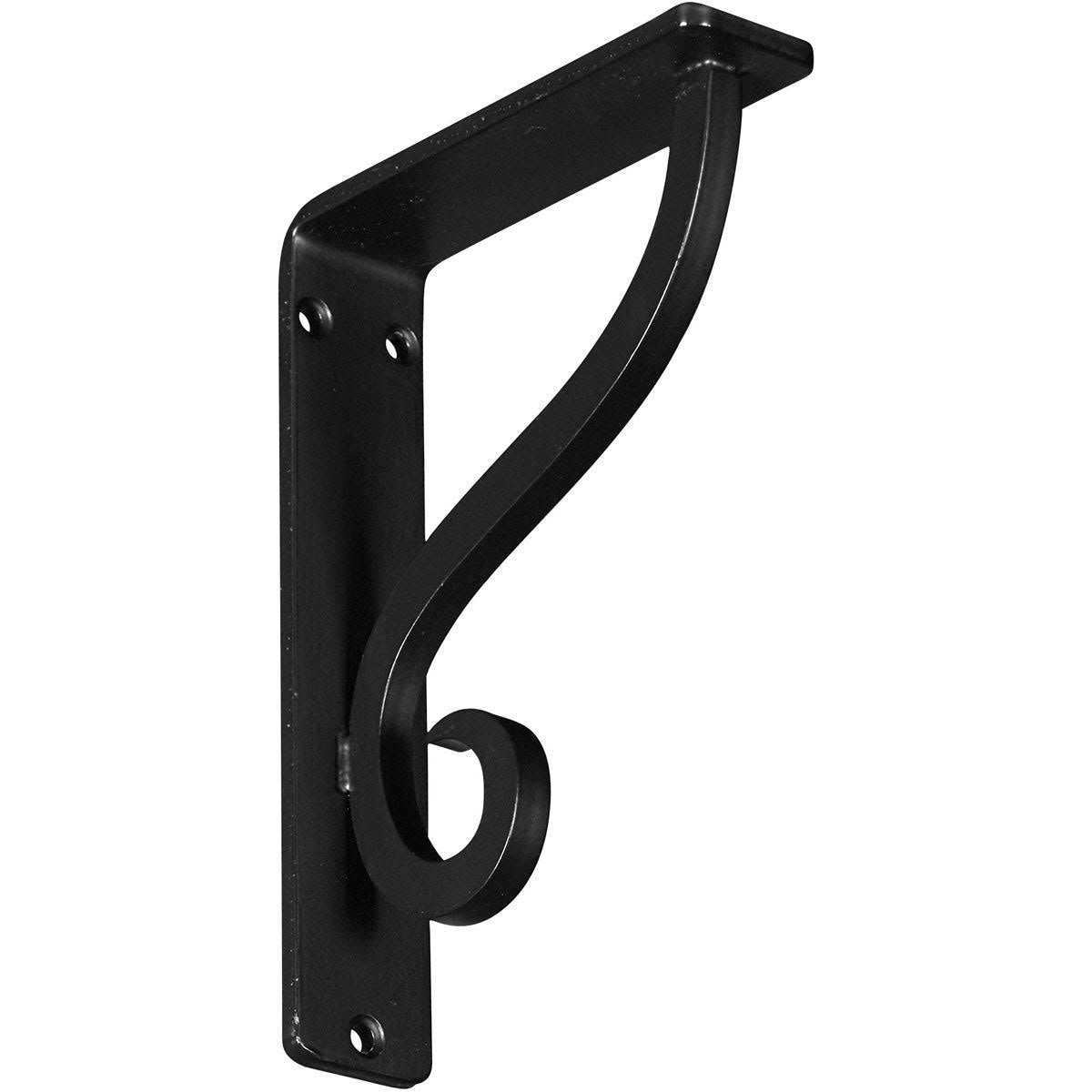 Wrought Iron Bracket Antiqued Bronze J880