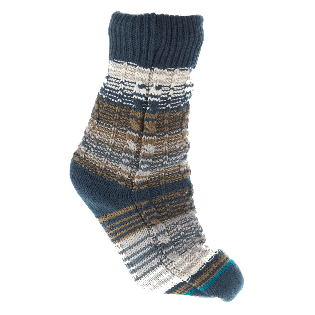 Navy Slipper Sock G7963