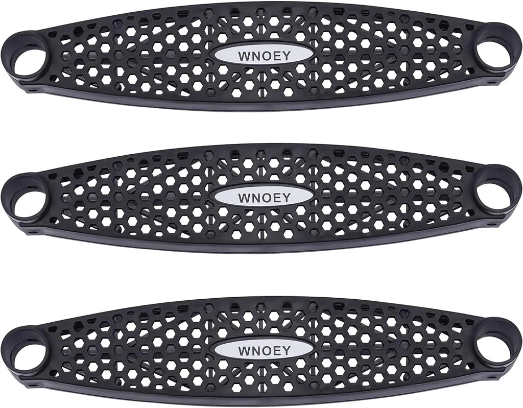 Black Trampoline Ladder 3 Wide with Anti-Slip Steps Steel 14X42in J62880
