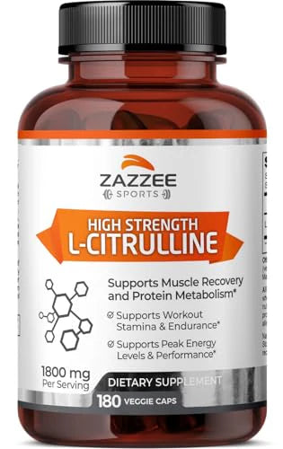 1800 mg L-Citrulline Malate 180 Vegan Capsules O222