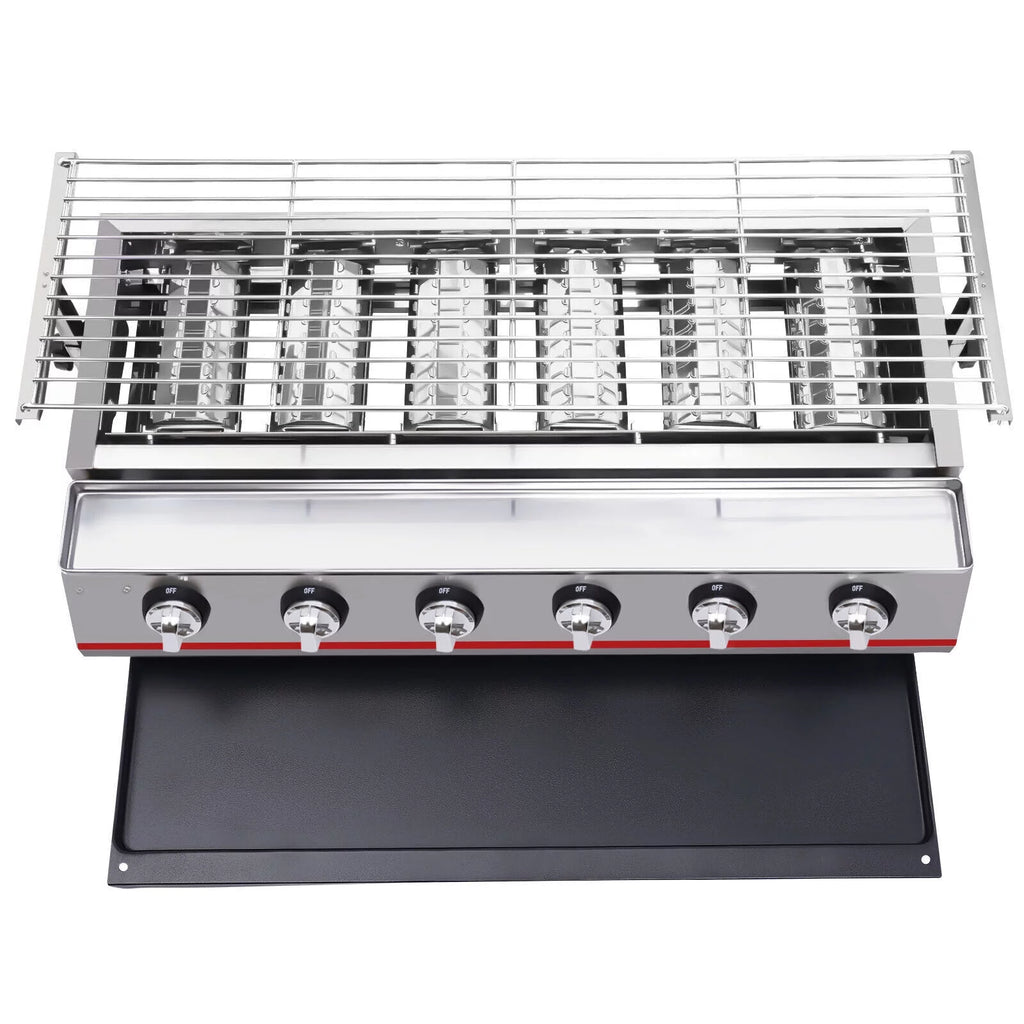 Stainless Steel 6 Burner Gas BBQ Grill I115