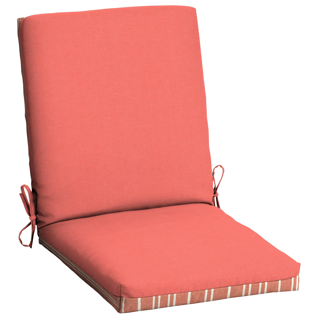 Blue Geo Rectangle Outdoor Chair Cushion 1 Piece M1269
