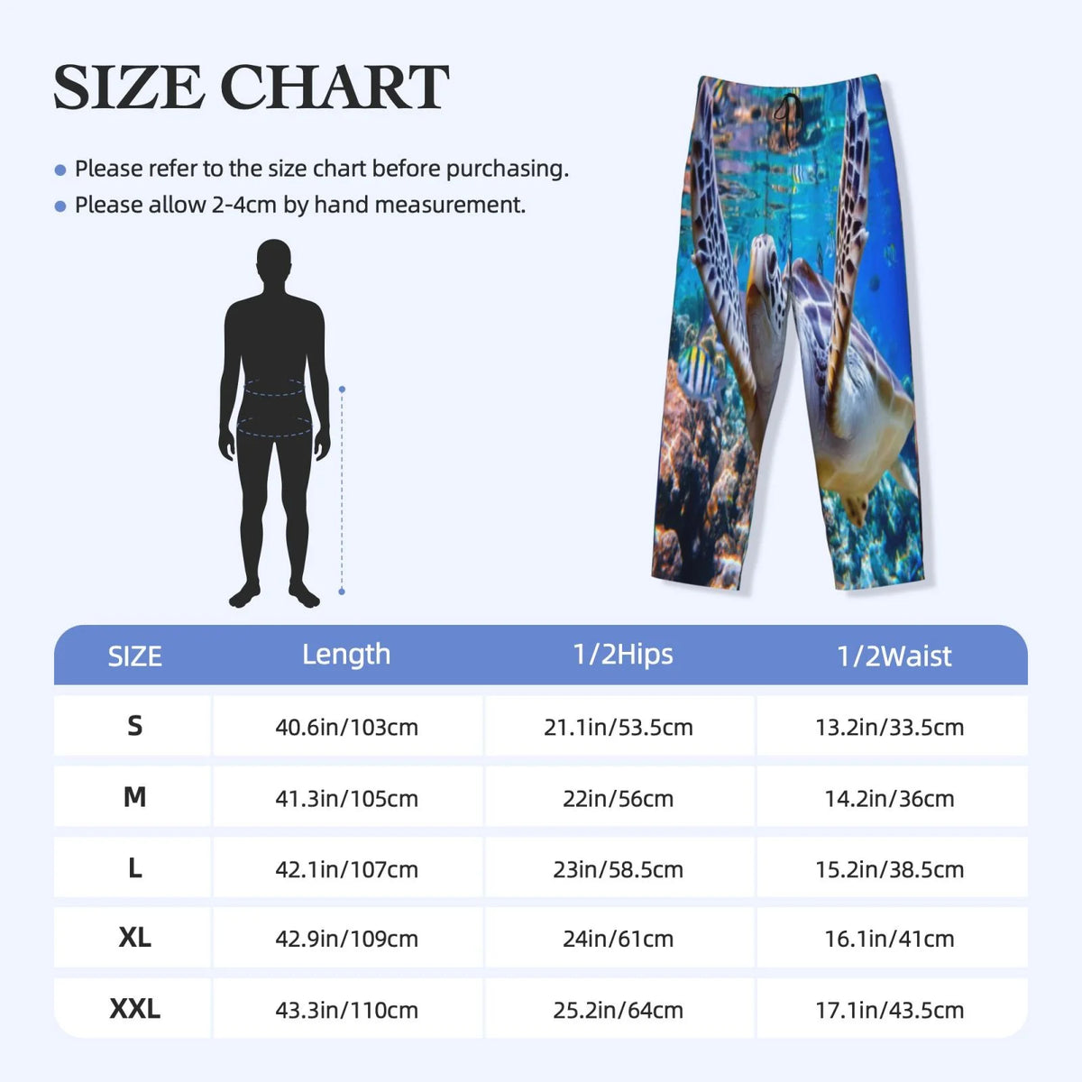 Men'S Pajama Pants Drawstring And Pockets J1687