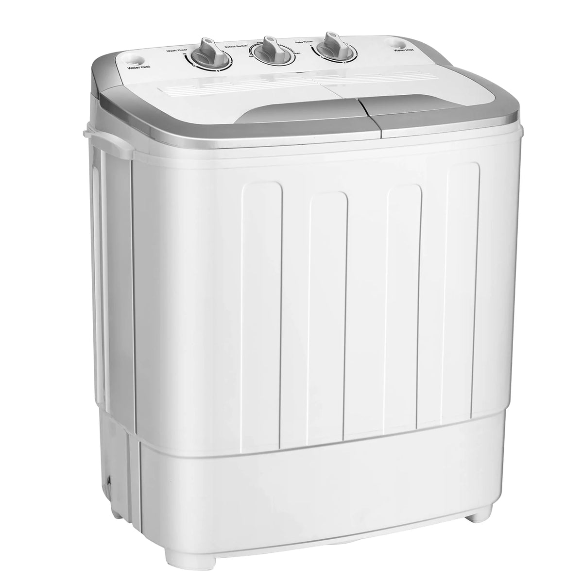 Portable Semi-Automatic Twin Tub Wash Machine Black P414043