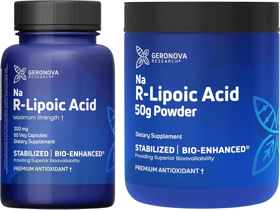 R-Lipoic Acid 300mg 60 Capsules Bundle R313146