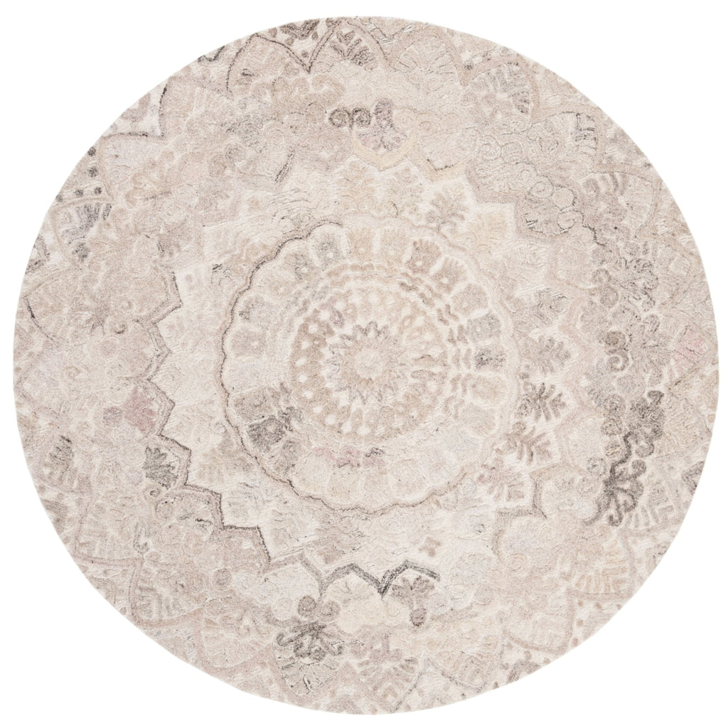 Handmade Beige Ivory Rug Y9845