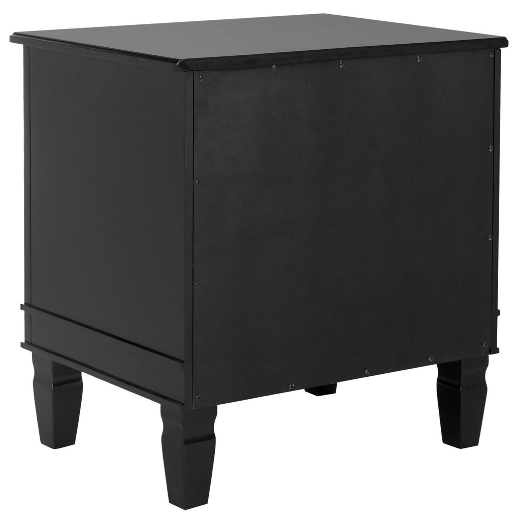 Black Three Drawer Night Stand I498743