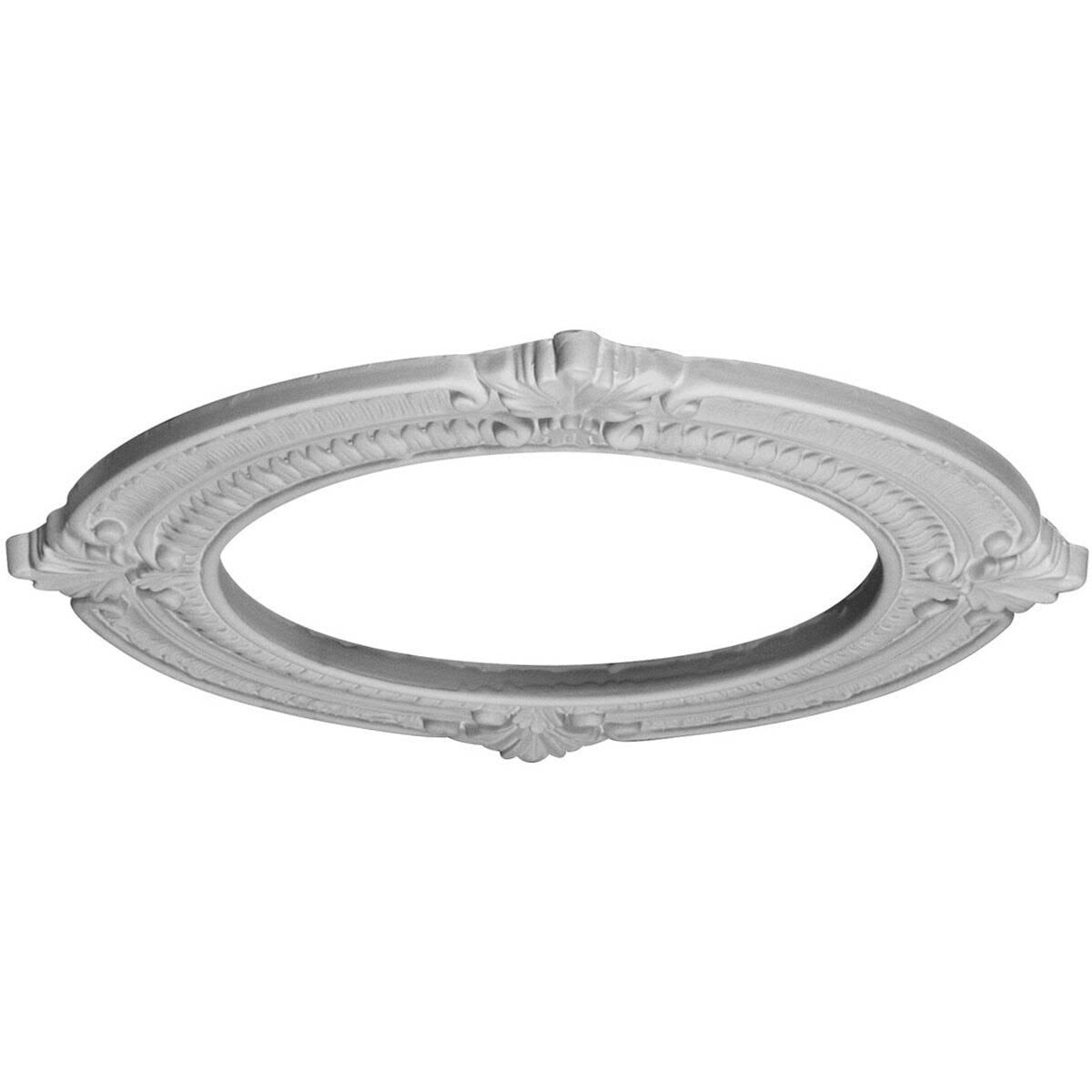 Hand-Painted Hickory Ceiling Medallion L160