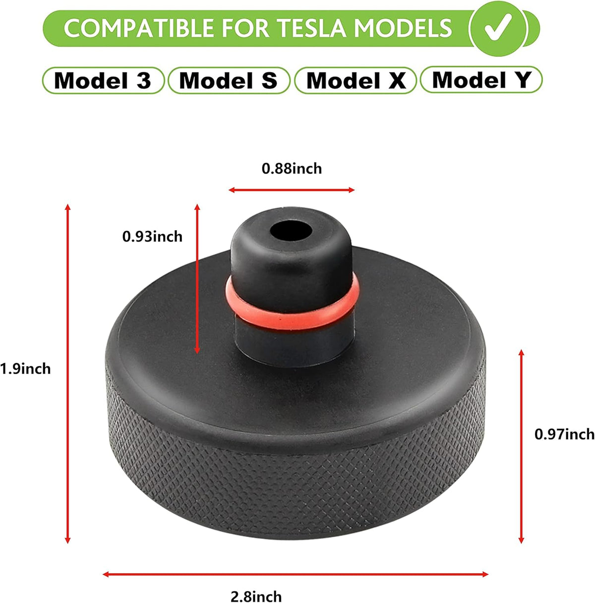 Lifting Jack Pad 4 Pucks with Storage Case B517268