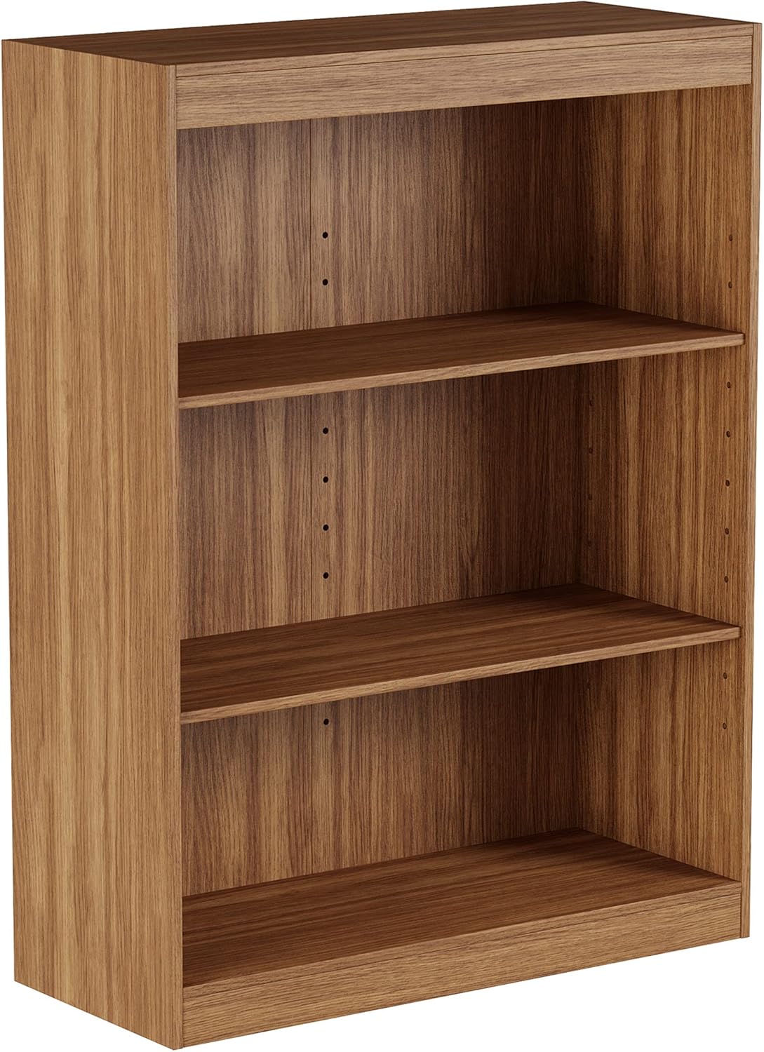 4-Shelf Brown Woodgrain Bookcase T391936