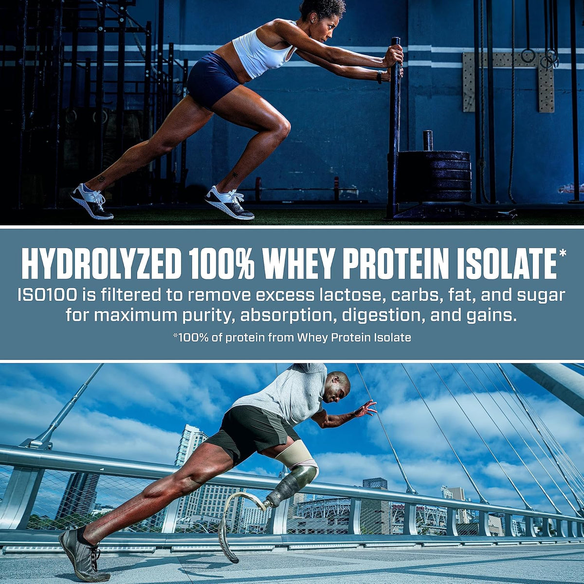 Hydrolyzed Whey Isolate Protein Powder, 25g Protein, 5.5g H568456