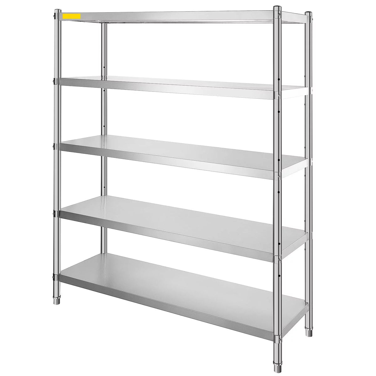 5-Tier Stainless Steel Shelving Unit 60x18.5 inch G74619