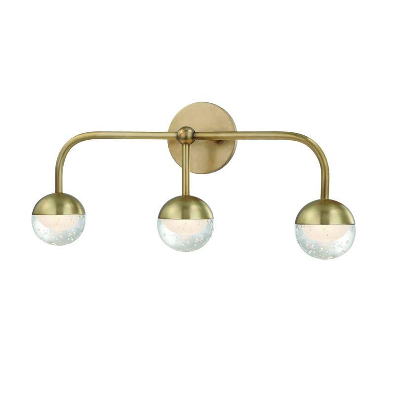 Aged Brass LED Bath Bracket N7485