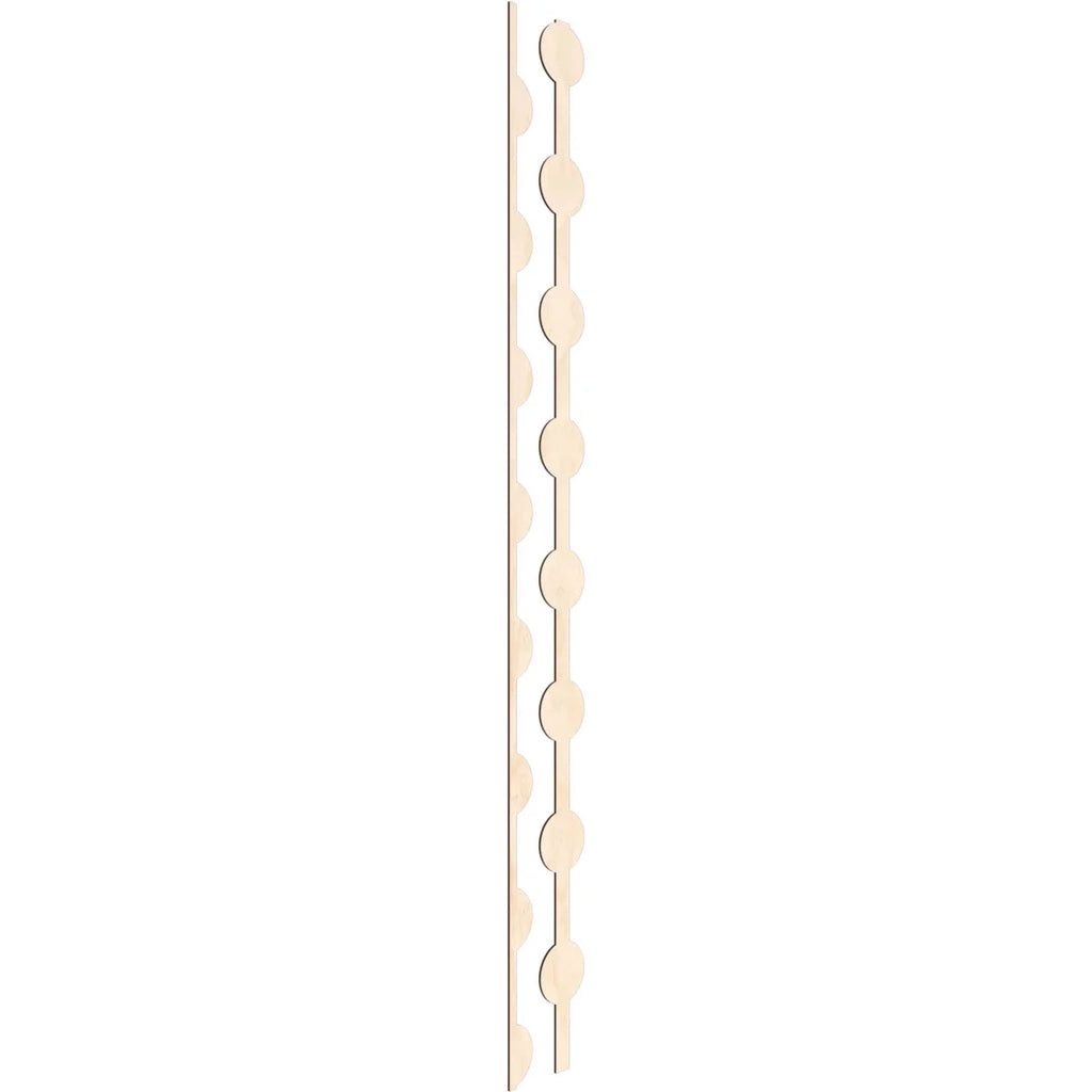 Adjustable Wood Decorative Slat Wall Panel Kit X684822