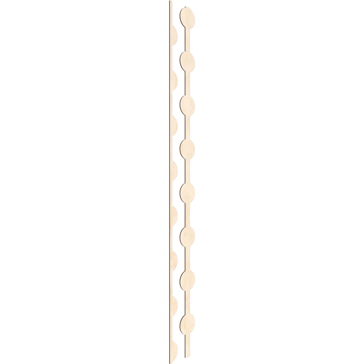 Adjustable Wood Decorative Slat Wall Panel Kit X684822