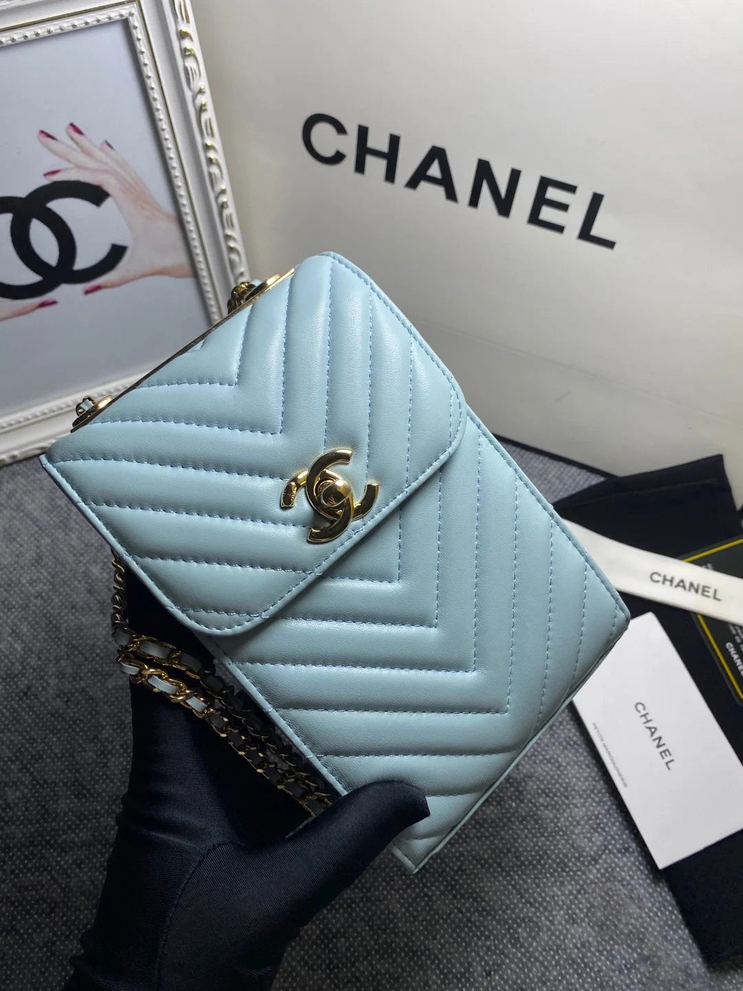 Light Blue Bag K10668