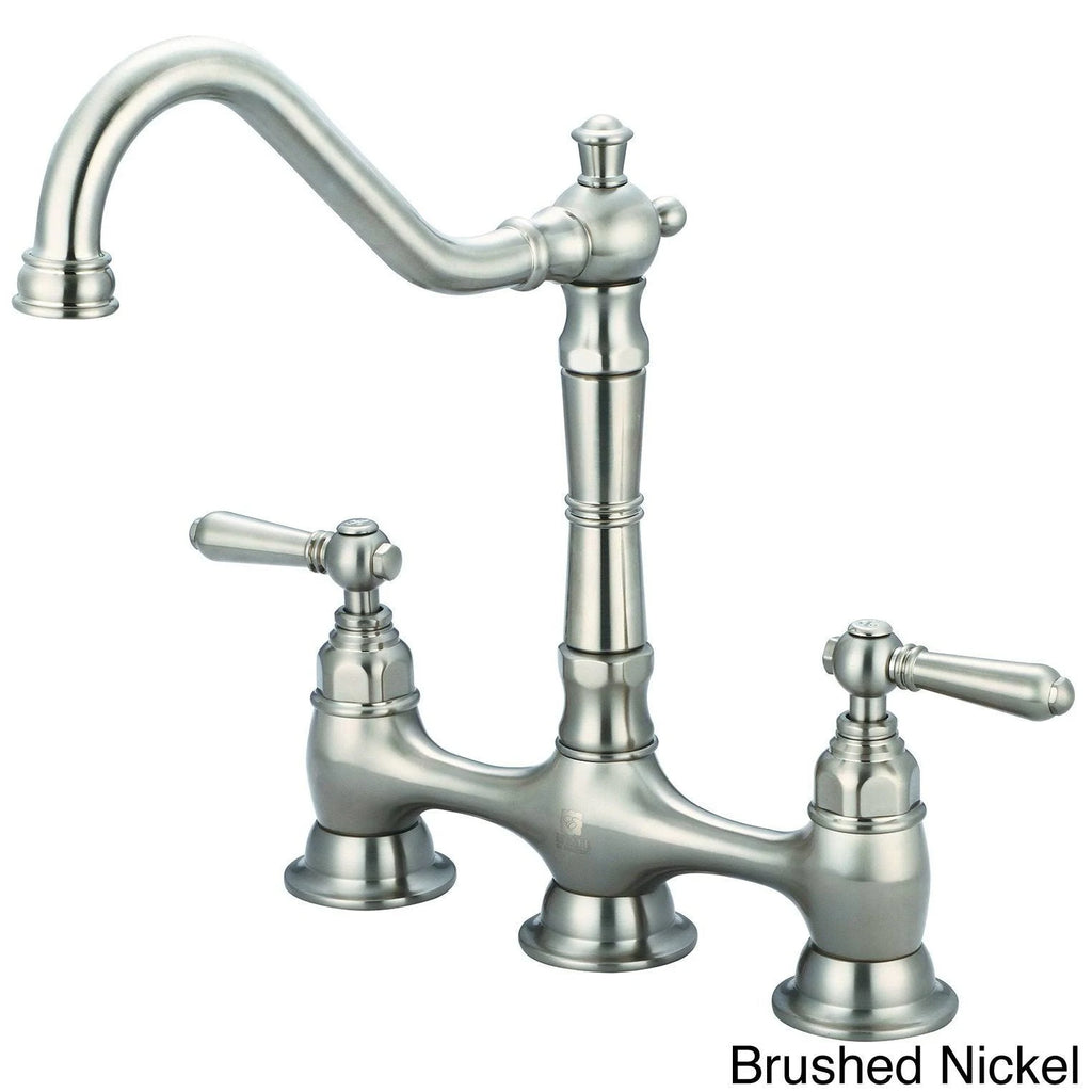 Oil Rubbed Bronze Two Handle Kitchen Faucet X243269