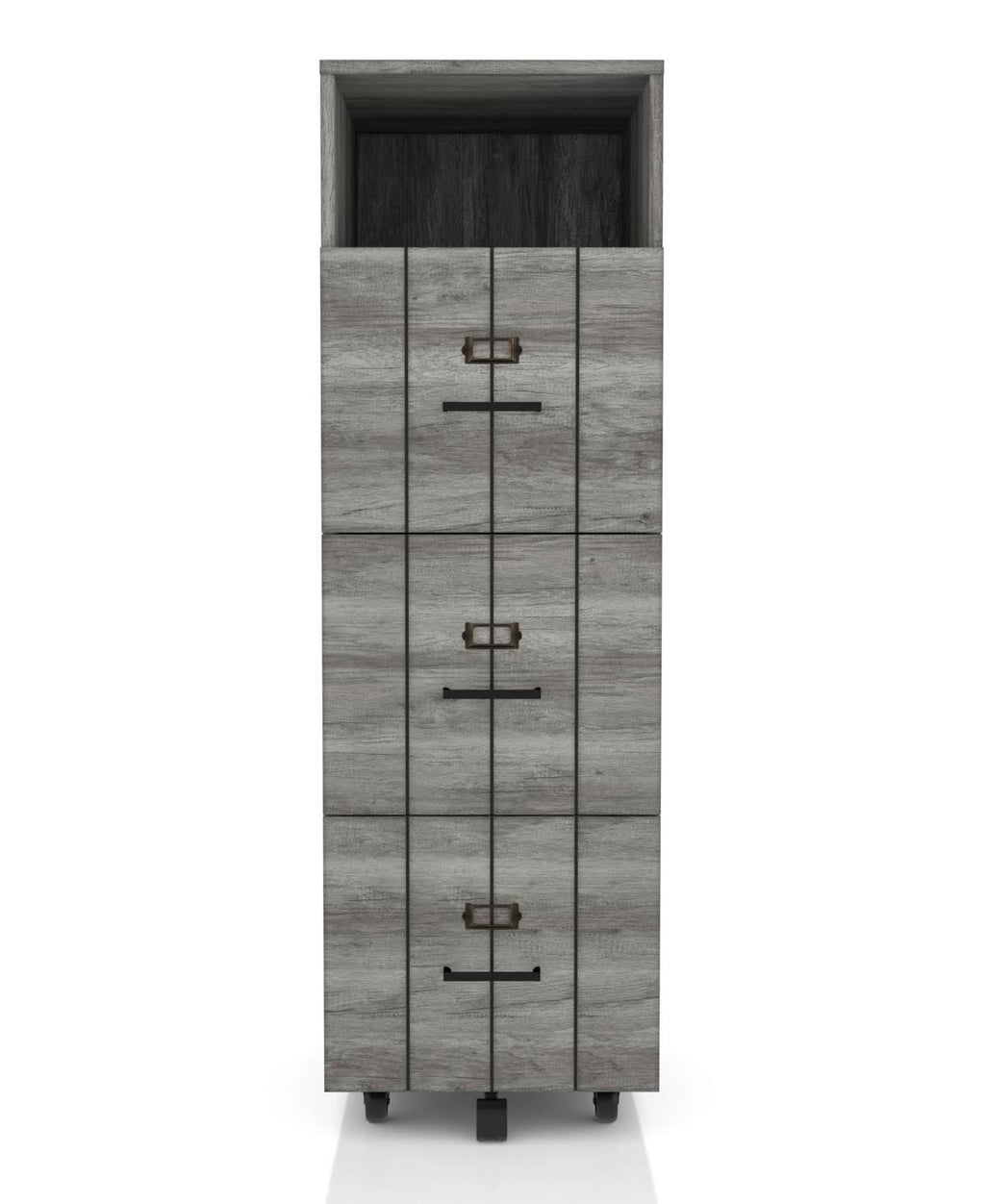 Gray 3-Drawer File Cabinet S853981
