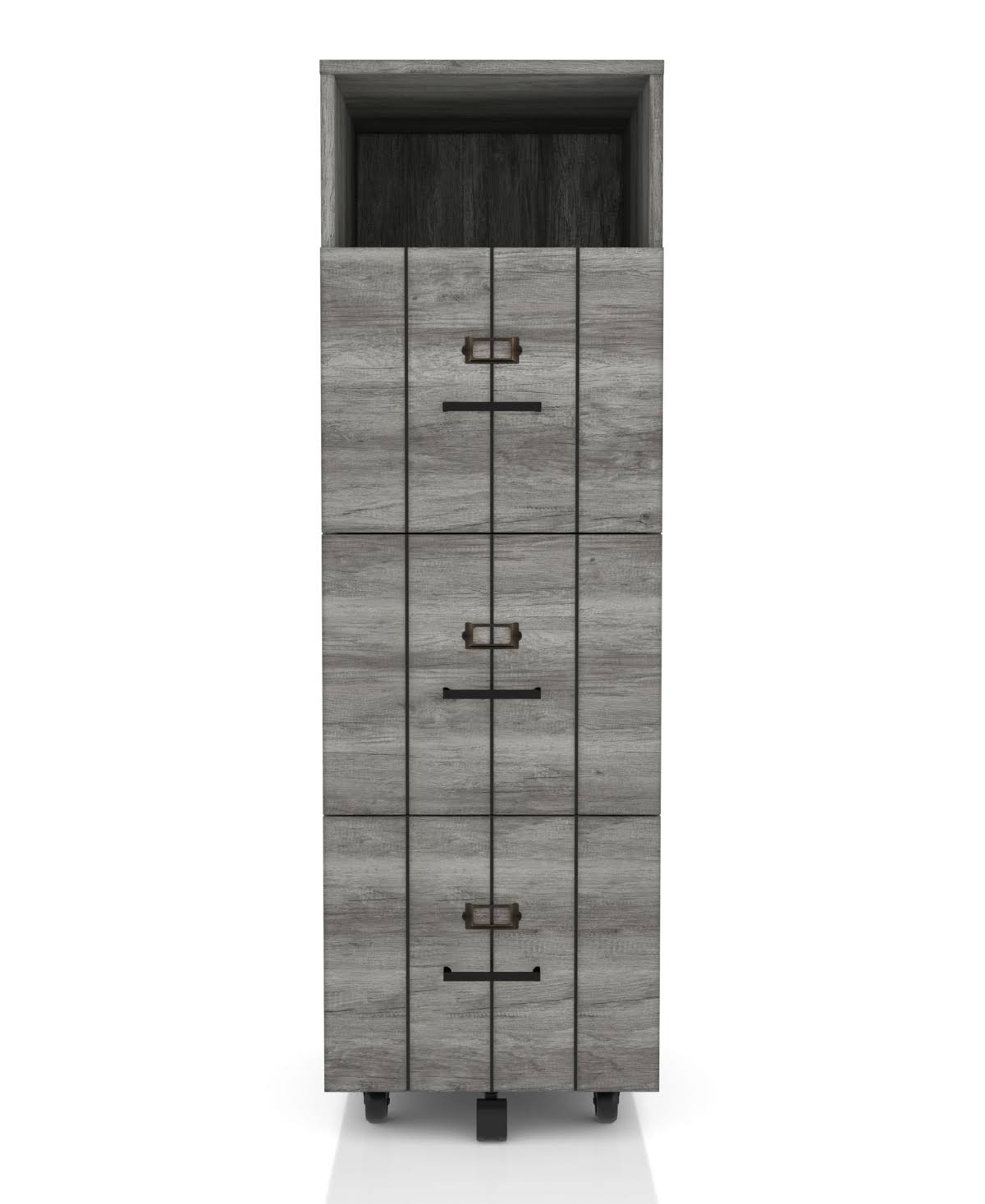 Gray 3-Drawer File Cabinet S853981