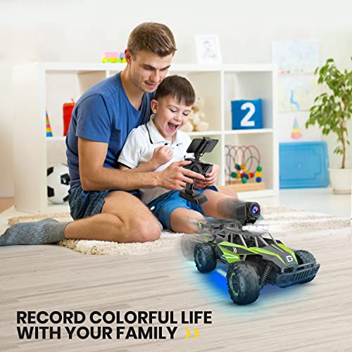 1:16 Scale Remote Control Car with 1080P HD Camera and LED Lights O2423