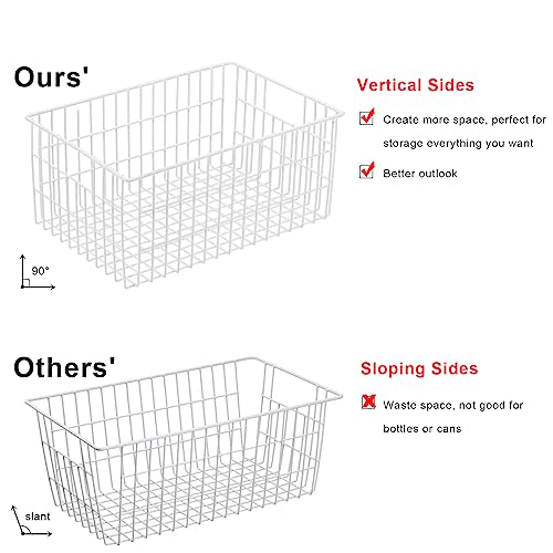 Set of 6 Wire Freezer Organizer Baskets T5129