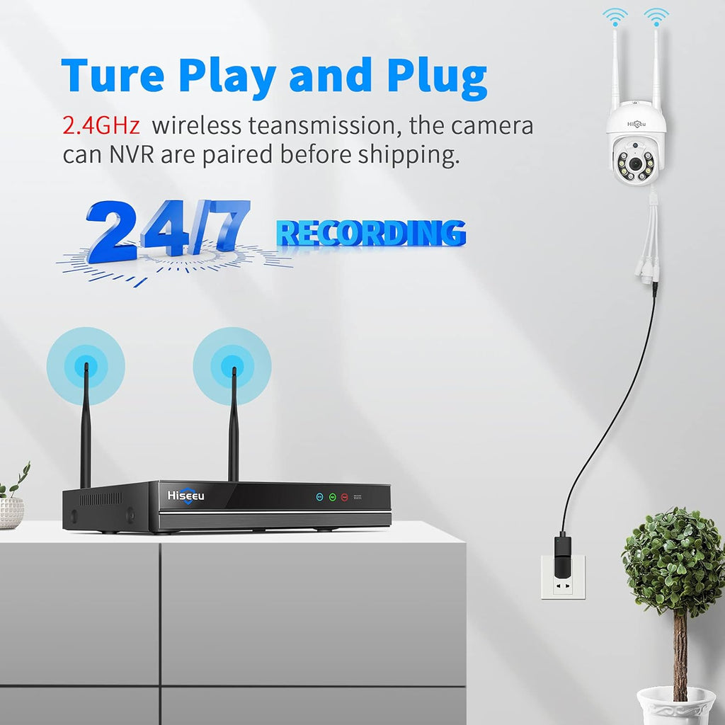 3MP Outdoor WiFi Pan/Tilt Security Camera with Floodlights G13165