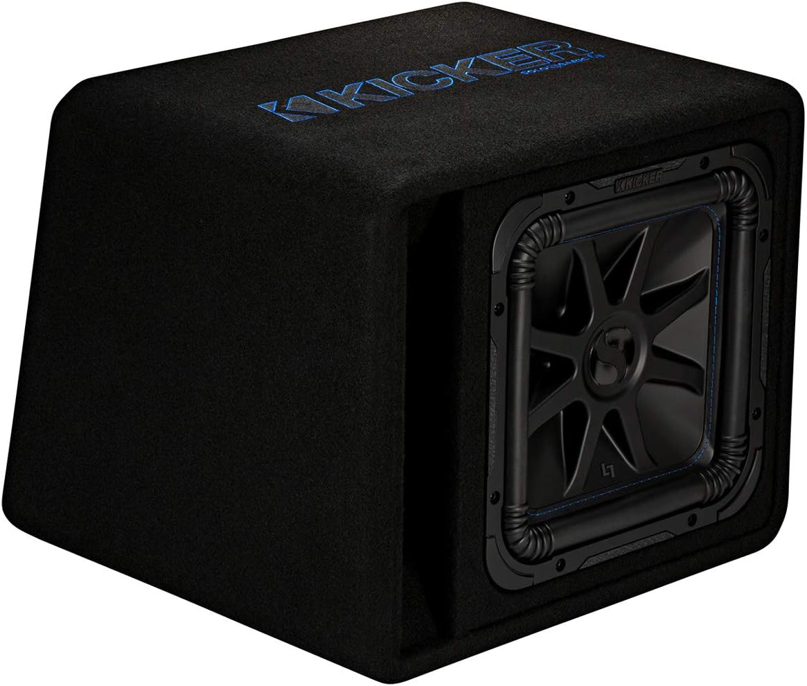 12" Loaded Sub Box with Amplifier and 4Ga Amp Install Kit U5661