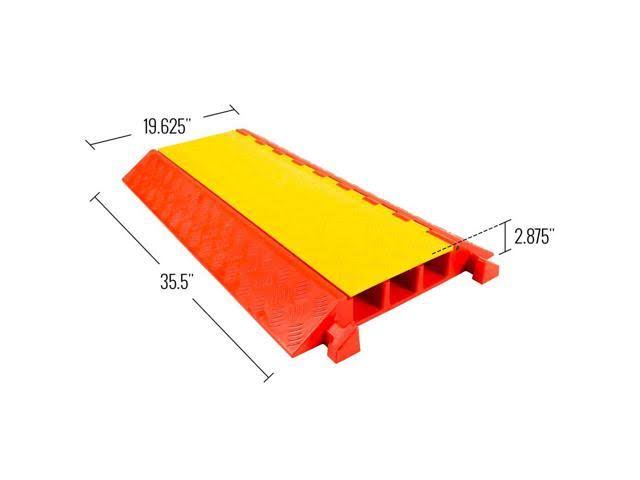 3-Channel Heavy Duty Modular Cable Ramp Protector K36915