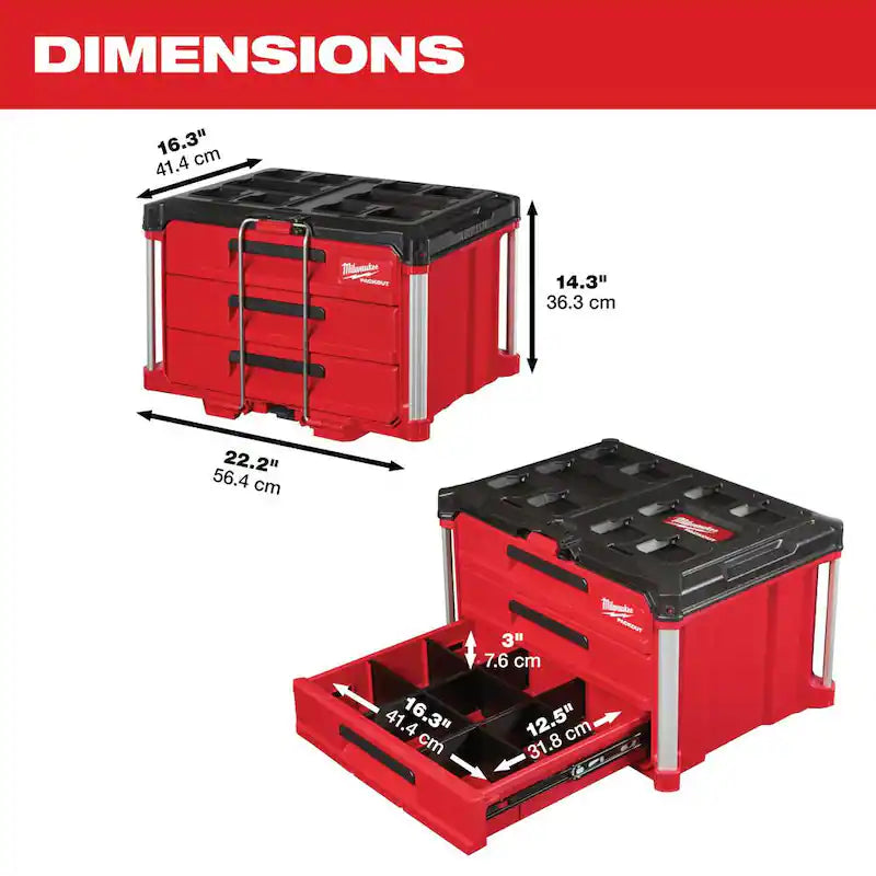 22 in. 3-Drawer and XL Tool Box Z82236