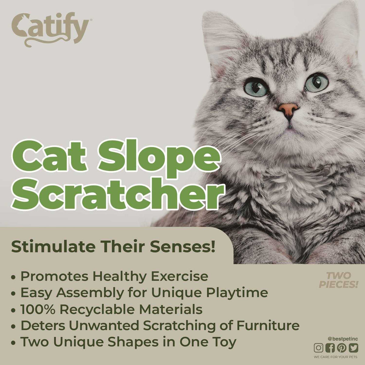 Corrugated Cardboard Cat Scratcher Refill Pads P6576