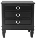 Black Three Drawer Night Stand I498743