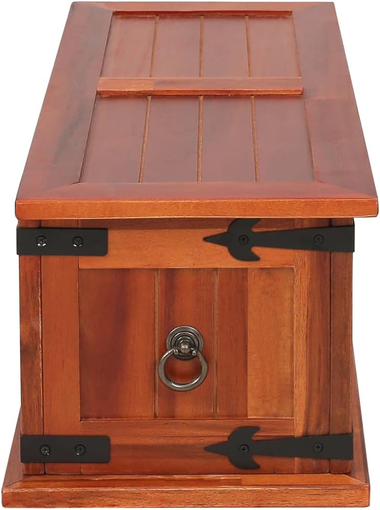 Solid Acacia Wood Storage Chest Z8645