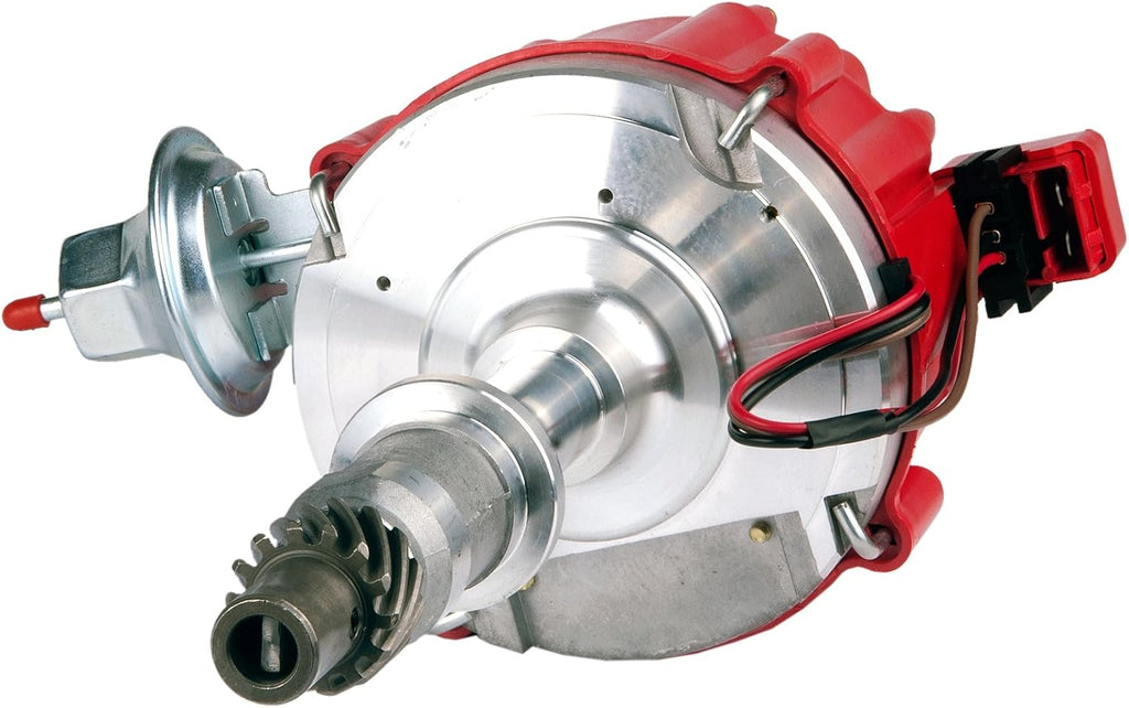 Ignition Distributor with Cap and Rotor Red Cap Pack of 2 K4070
